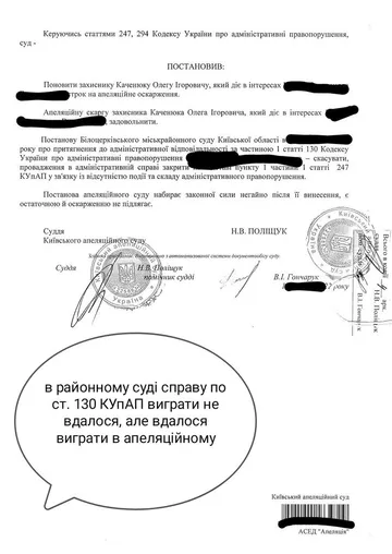 Програно в районному — виграно в апеляції