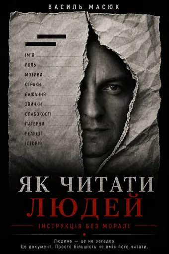 Книга Василя Масюка «Як читати людей: інструкція без моралі»